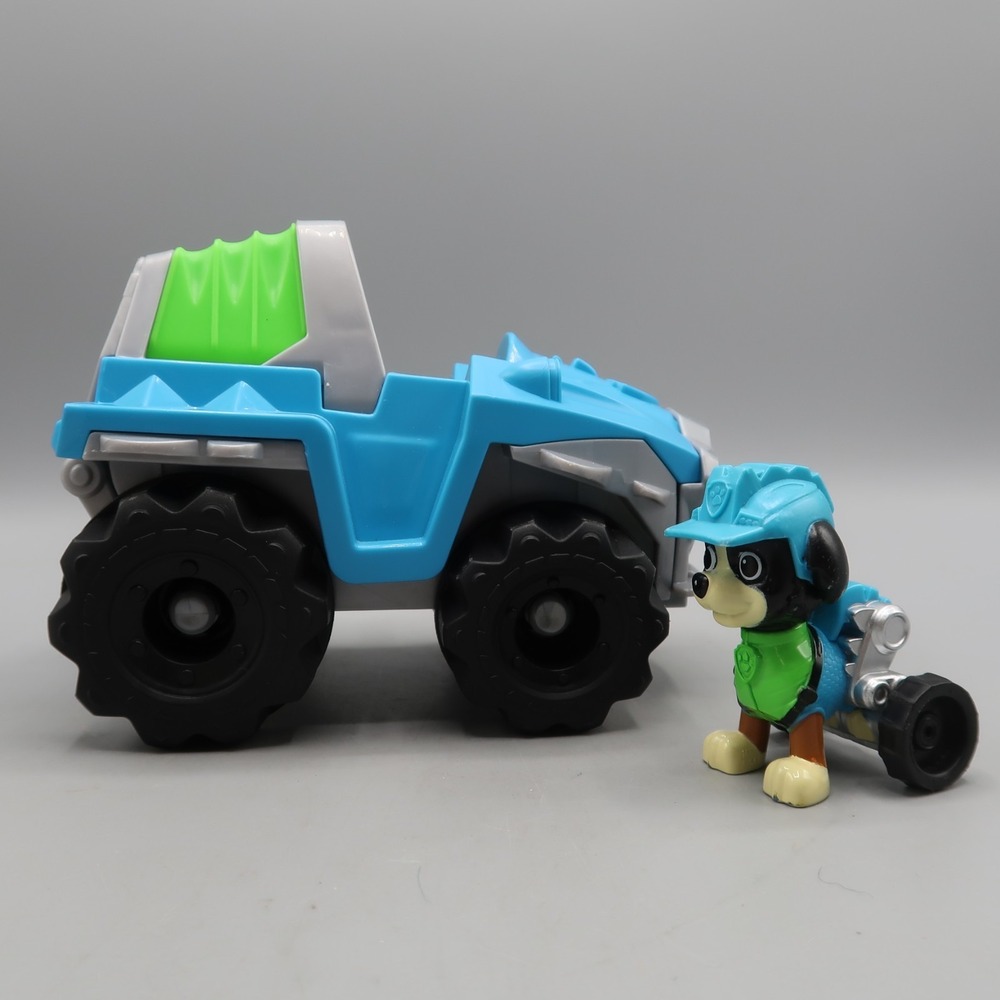 Paw Patrol Dino Rescue Exclusive Rex Figure in Wheelchair‎ & Deluxe Vehicle Toy